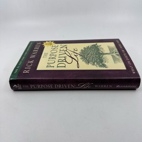 The Purpose Driven Life by Rick Warren, Christian Life, Zondervan, English, Hard - Picture 5 of 5